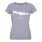 Kreta Silhouette Griechenland - Ladies Organic Shirt