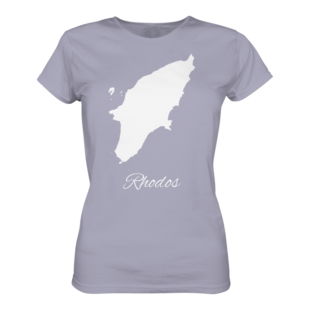 Rhodos Silhouette Griechenland - Ladies Organic Shirt