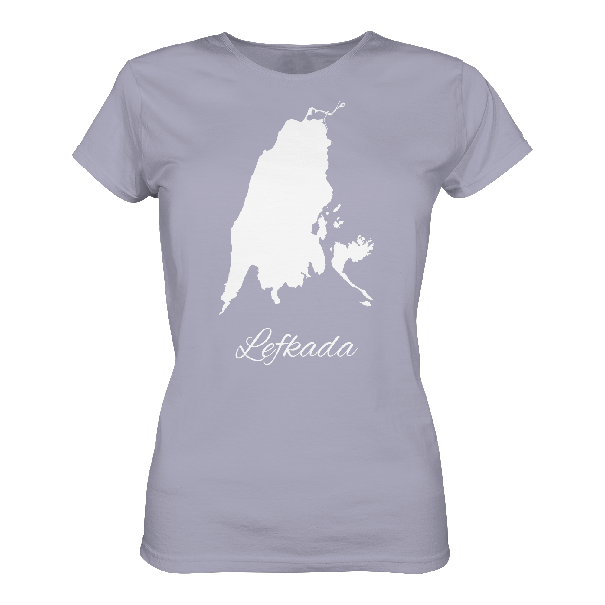 Lefkada Silhouette Griechenland - Ladies Organic Shirt