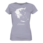 Ellada Silhouette Griechenland - Ladies Organic Shirt