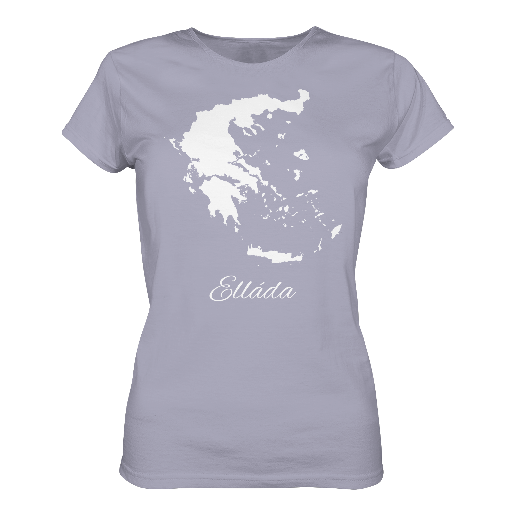 Ellada Silhouette Griechenland - Ladies Organic Shirt