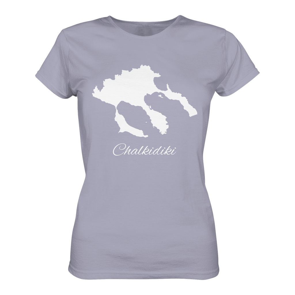 Chalkidiki Silhouette Griechenland - Ladies Organic Shirt