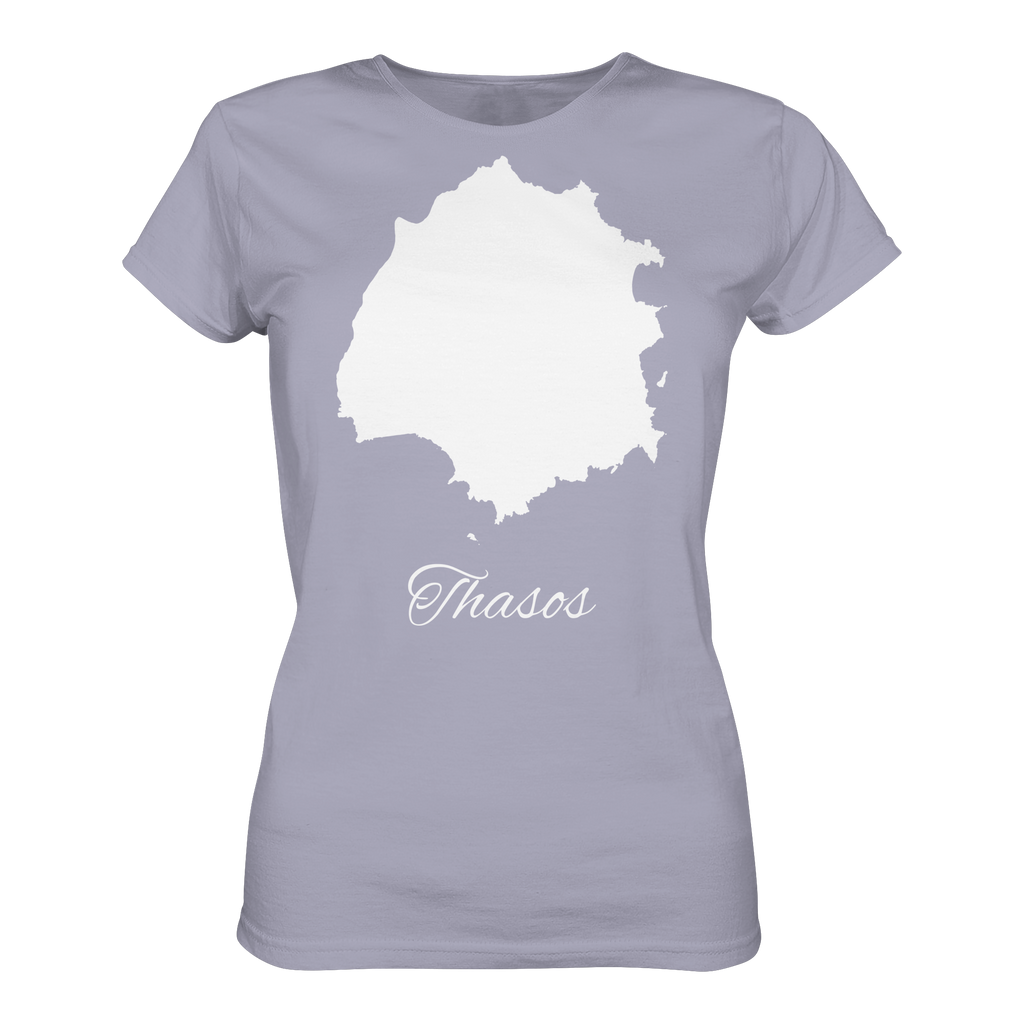 Thasos Silhouette Griechenland - Ladies Organic Shirt