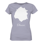 Thasos Silhouette Griechenland - Ladies Organic Shirt