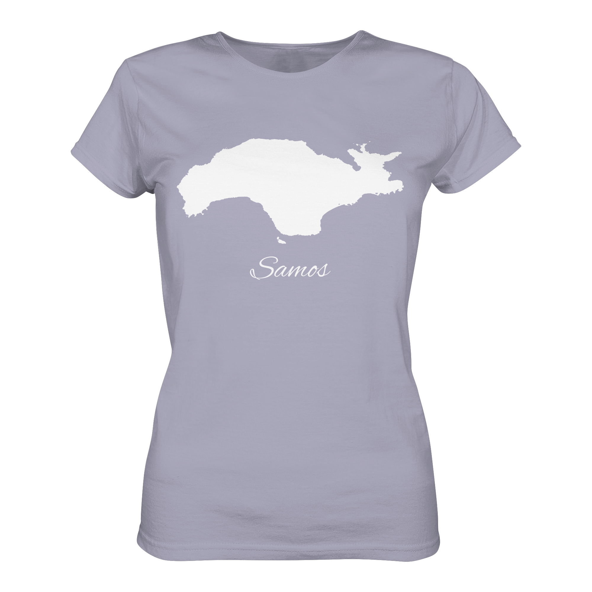 Samos Silhouette Griechenland - Ladies Organic Shirt