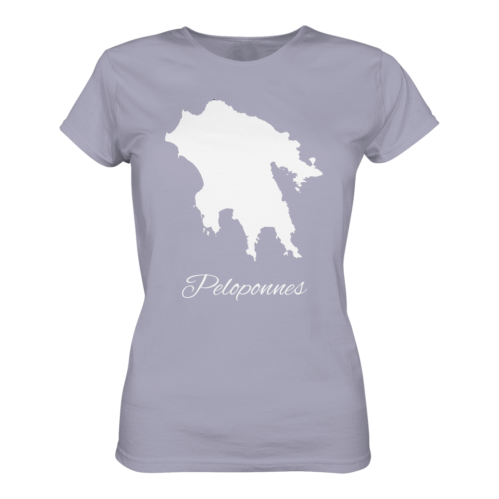 Peloponnes Silhouette Griechenland - Ladies Organic Shirt