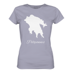 Peloponnes Silhouette Griechenland - Ladies Organic Shirt