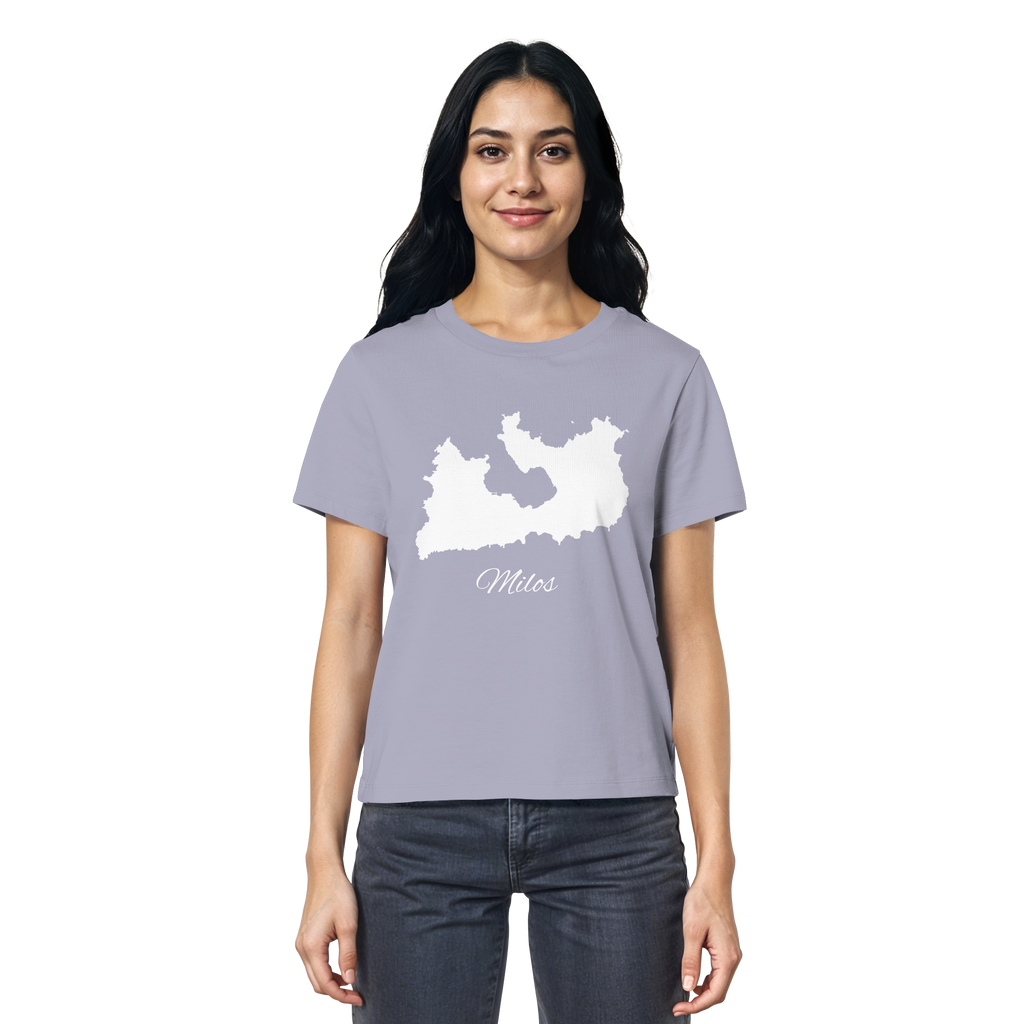 Milos Silhouette Griechenland - Ladies Organic Shirt