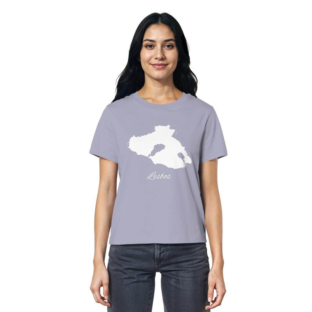 Lesbos Silhouette Griechenland - Ladies Organic Shirt