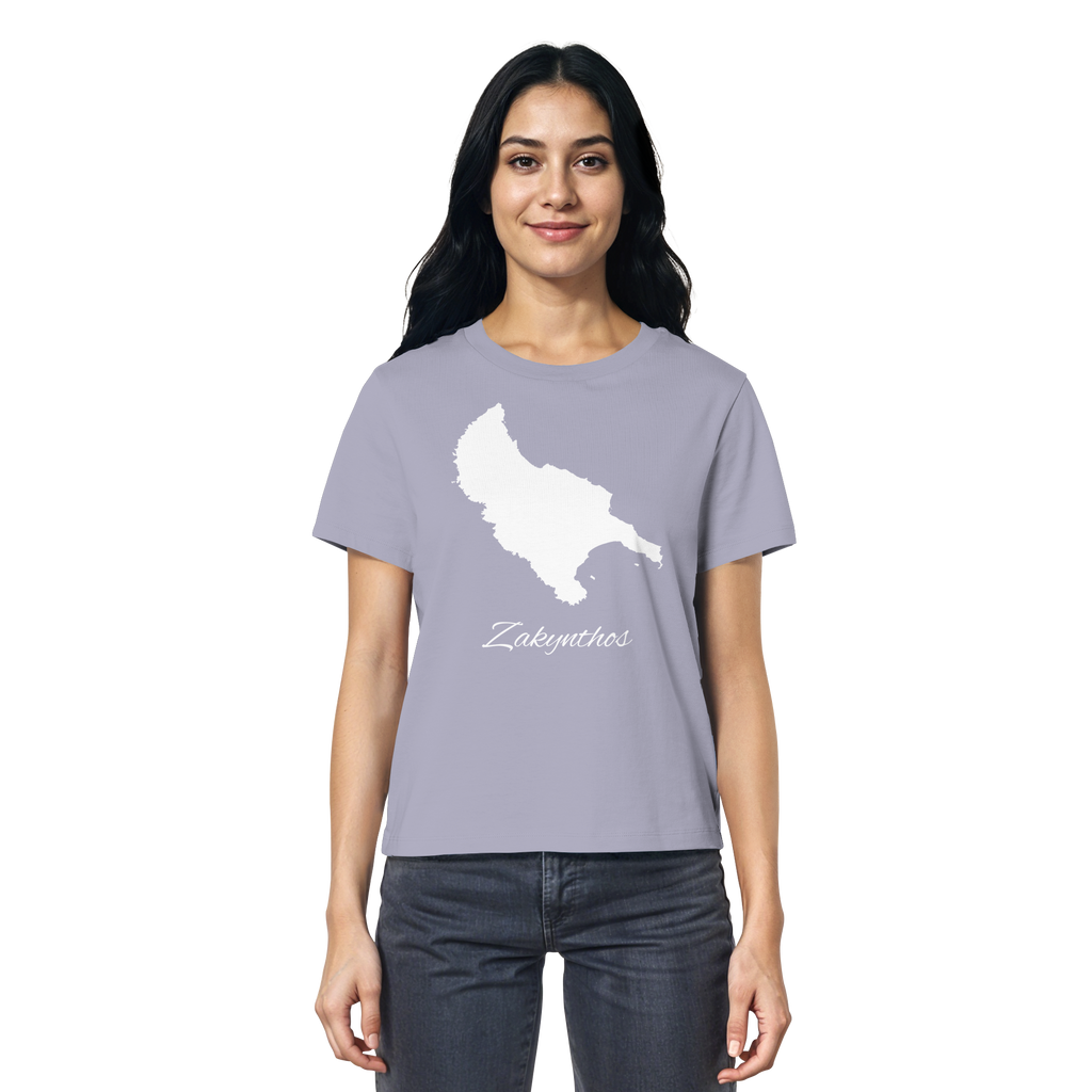 Zakynthos Silhouette Griechenland - Ladies Organic Shirt