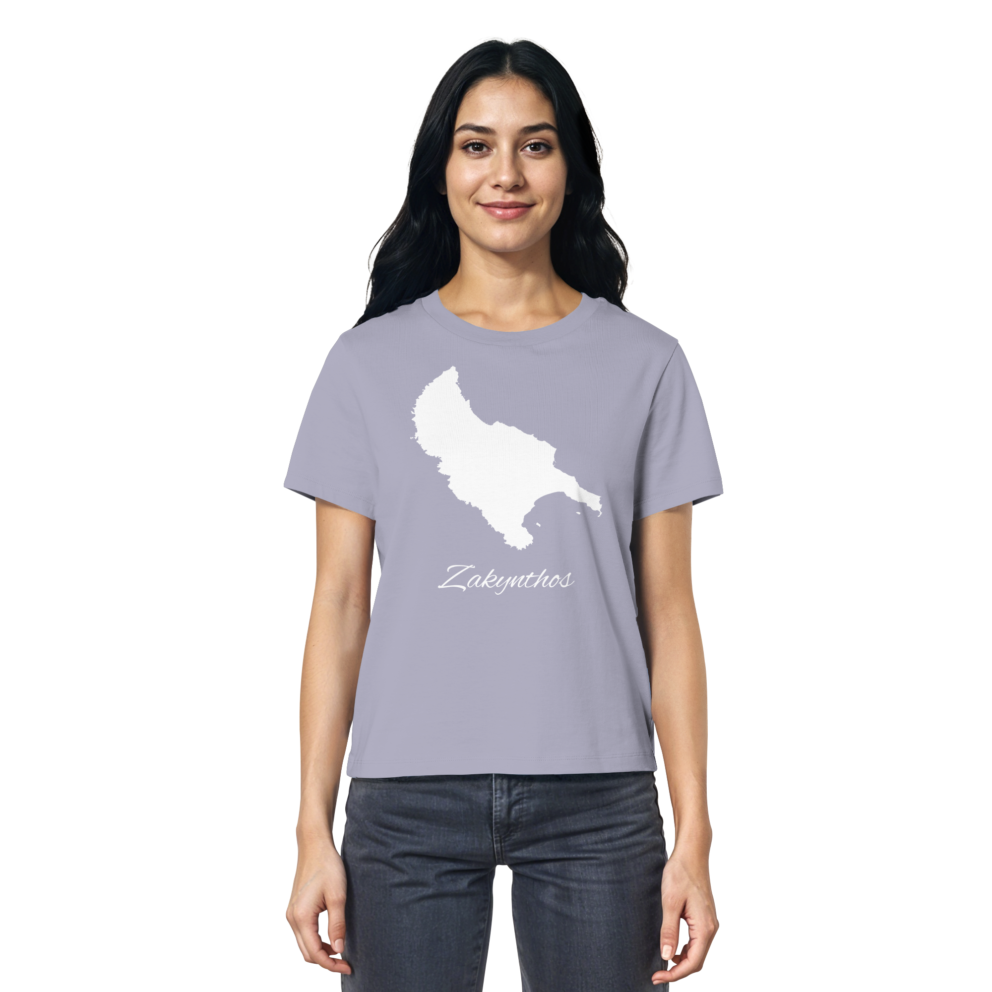 Zakynthos Silhouette Griechenland - Ladies Organic Shirt