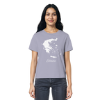 Ellada Silhouette Griechenland - Ladies Organic Shirt