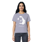Santorin Silhouette Griechenland - Ladies Organic Shirt