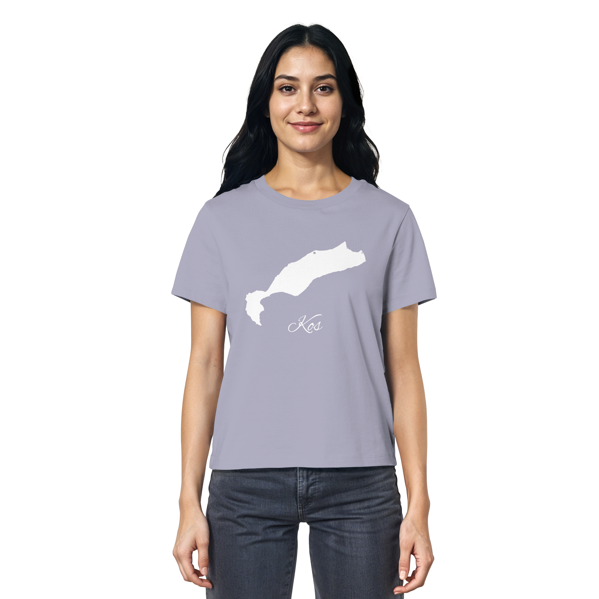 Kos Silhouette Griechenland - Ladies Organic Shirt
