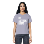 LIVE. SANTORINI. REPEAT. - Ladies Organic Shirt