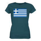 Griechenland Flagge - Ladies Organic Shirt
