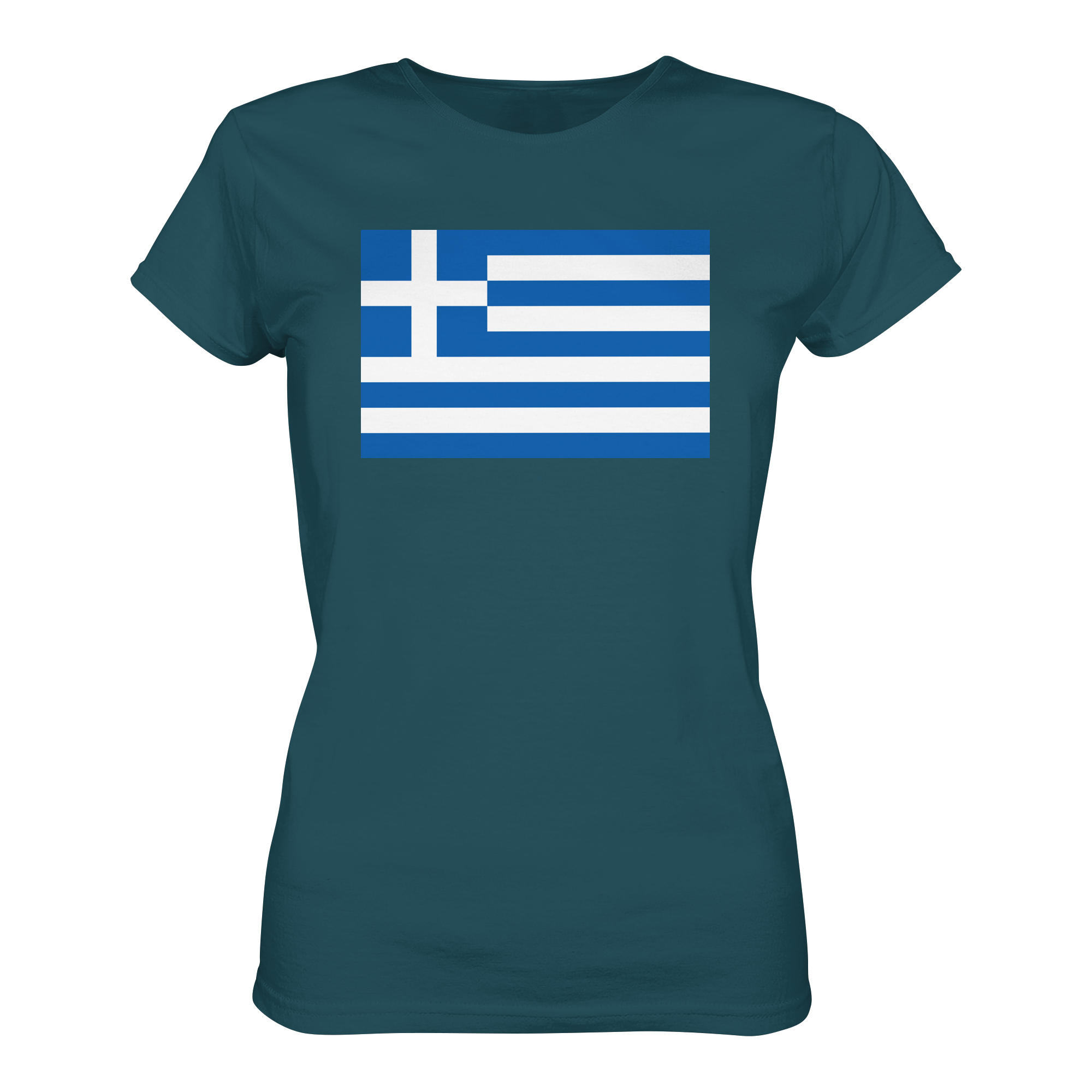Griechenland Flagge - Ladies Organic Shirt