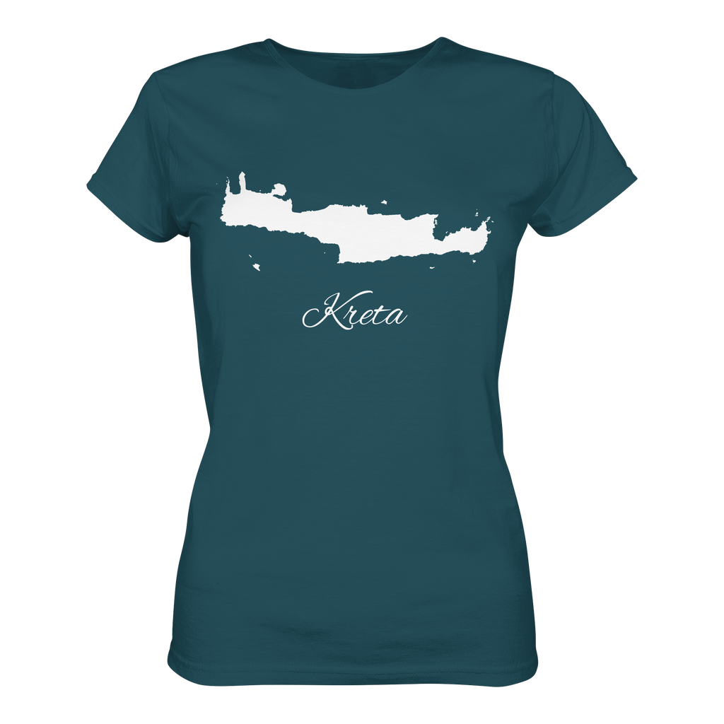 Kreta Silhouette Griechenland - Ladies Organic Shirt