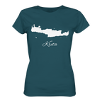Kreta Silhouette Griechenland - Ladies Organic Shirt