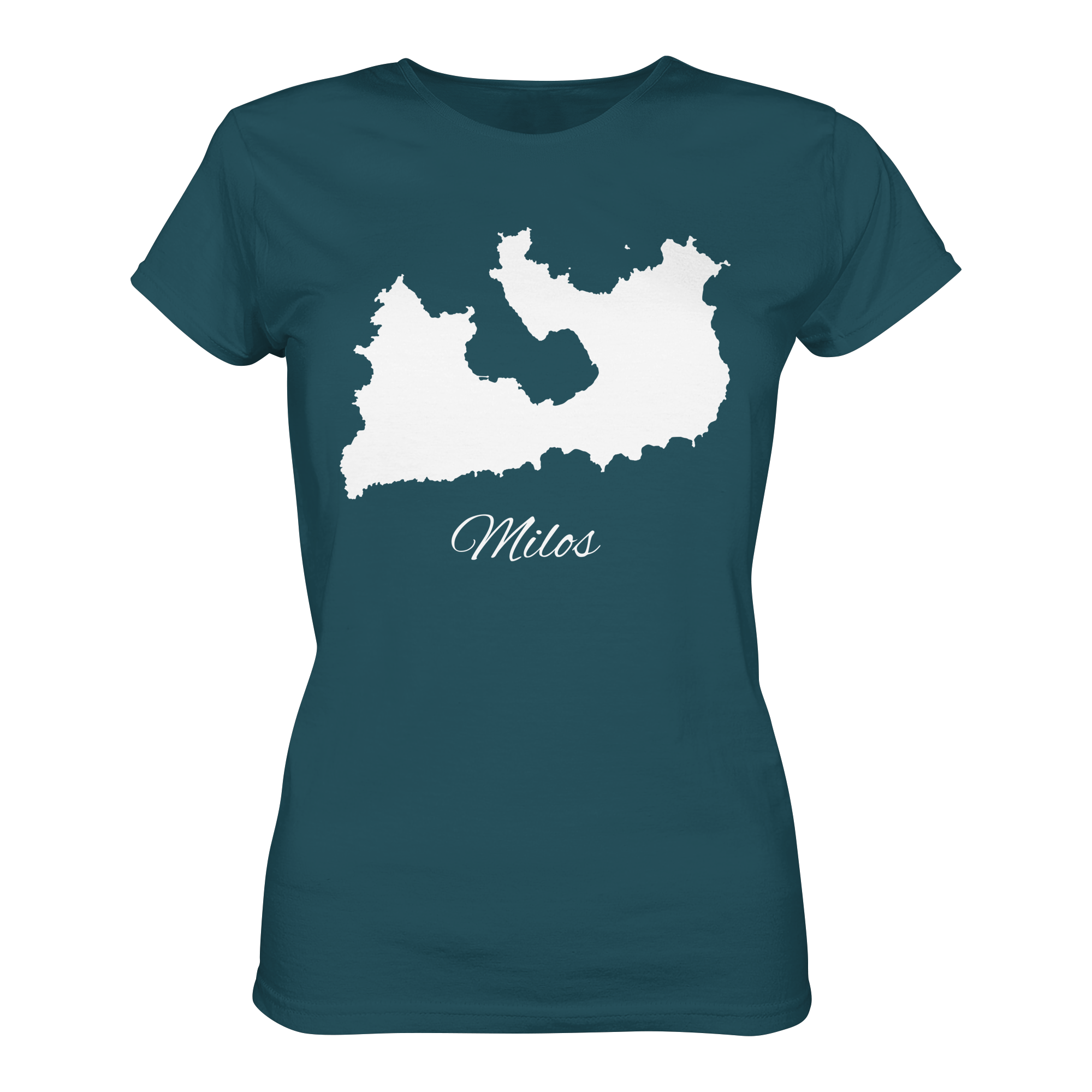 Milos Silhouette Griechenland - Ladies Organic Shirt