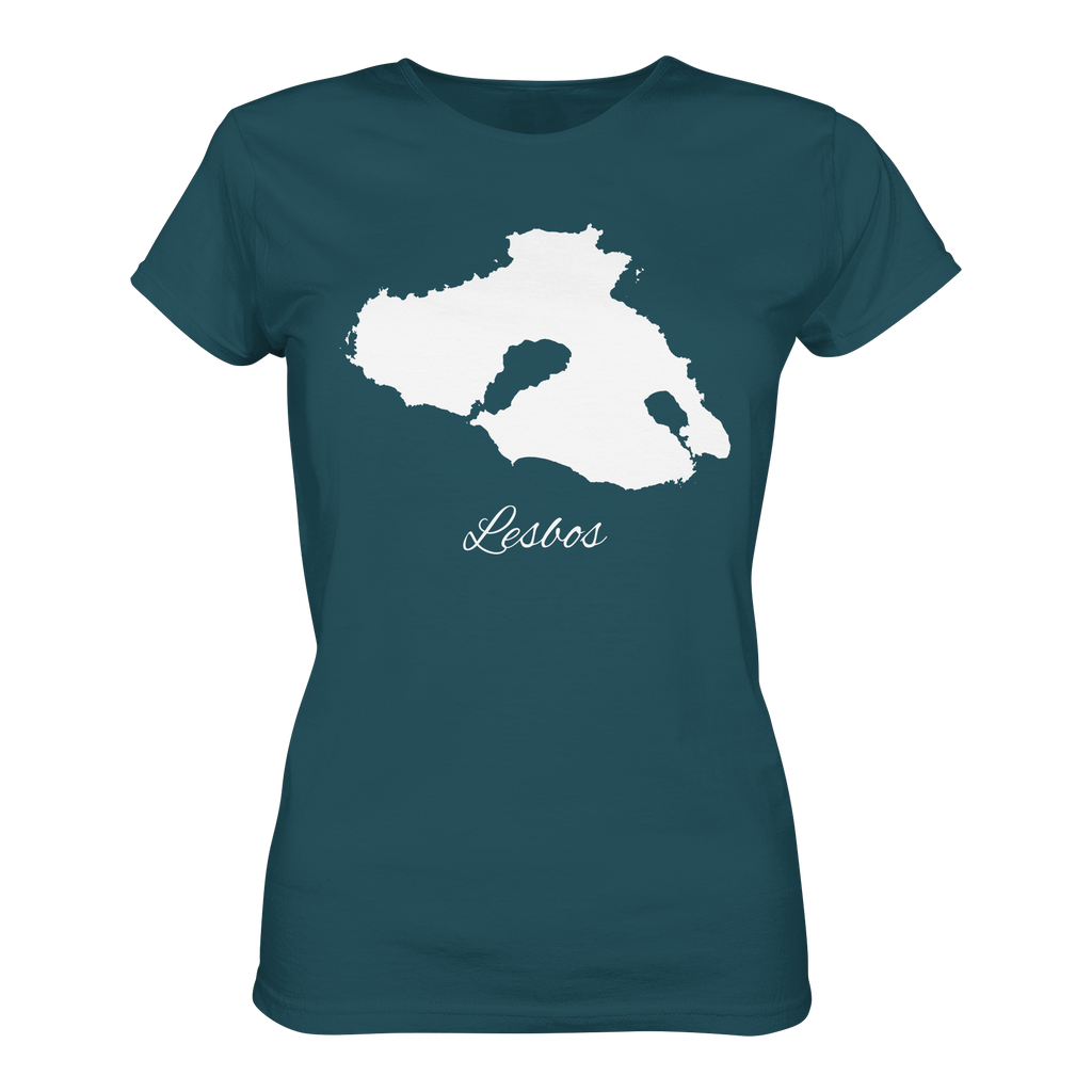 Lesbos Silhouette Griechenland - Ladies Organic Shirt