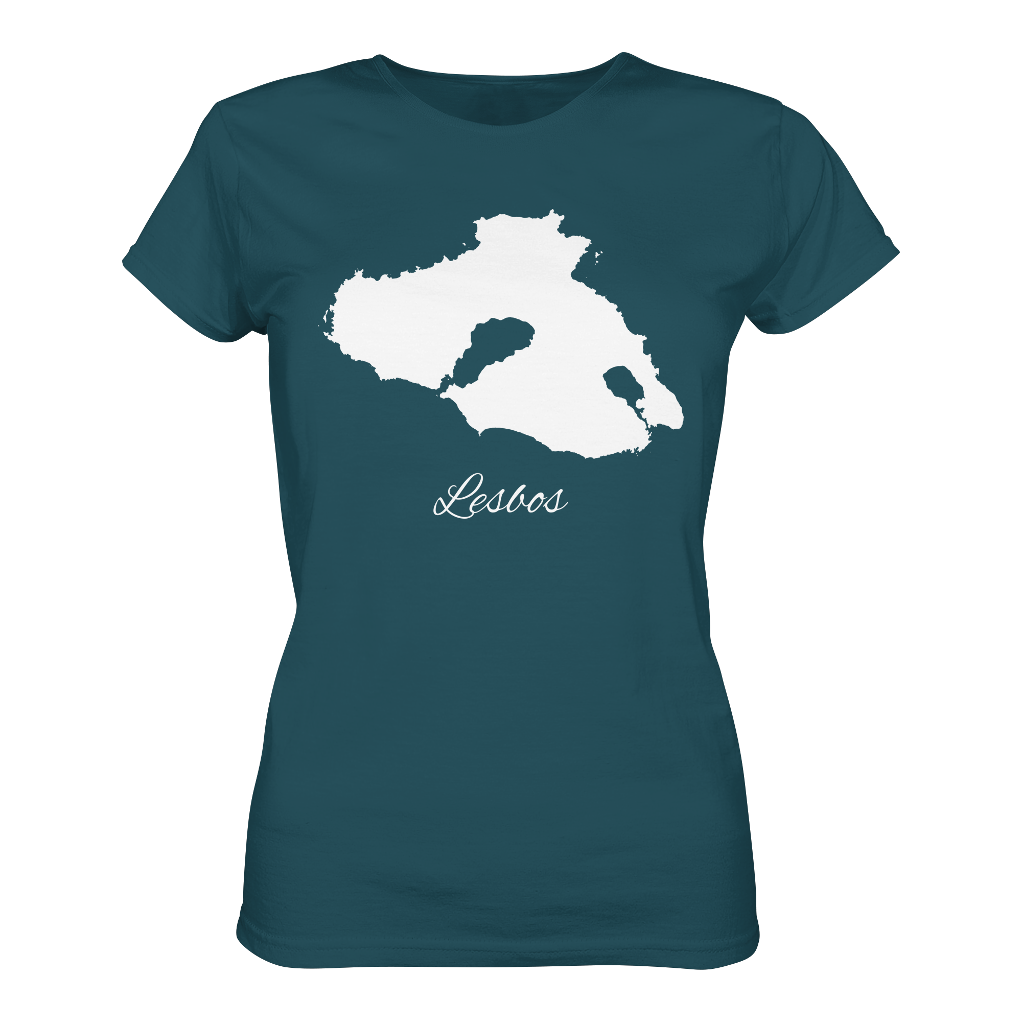 Lesbos Silhouette Griechenland - Ladies Organic Shirt