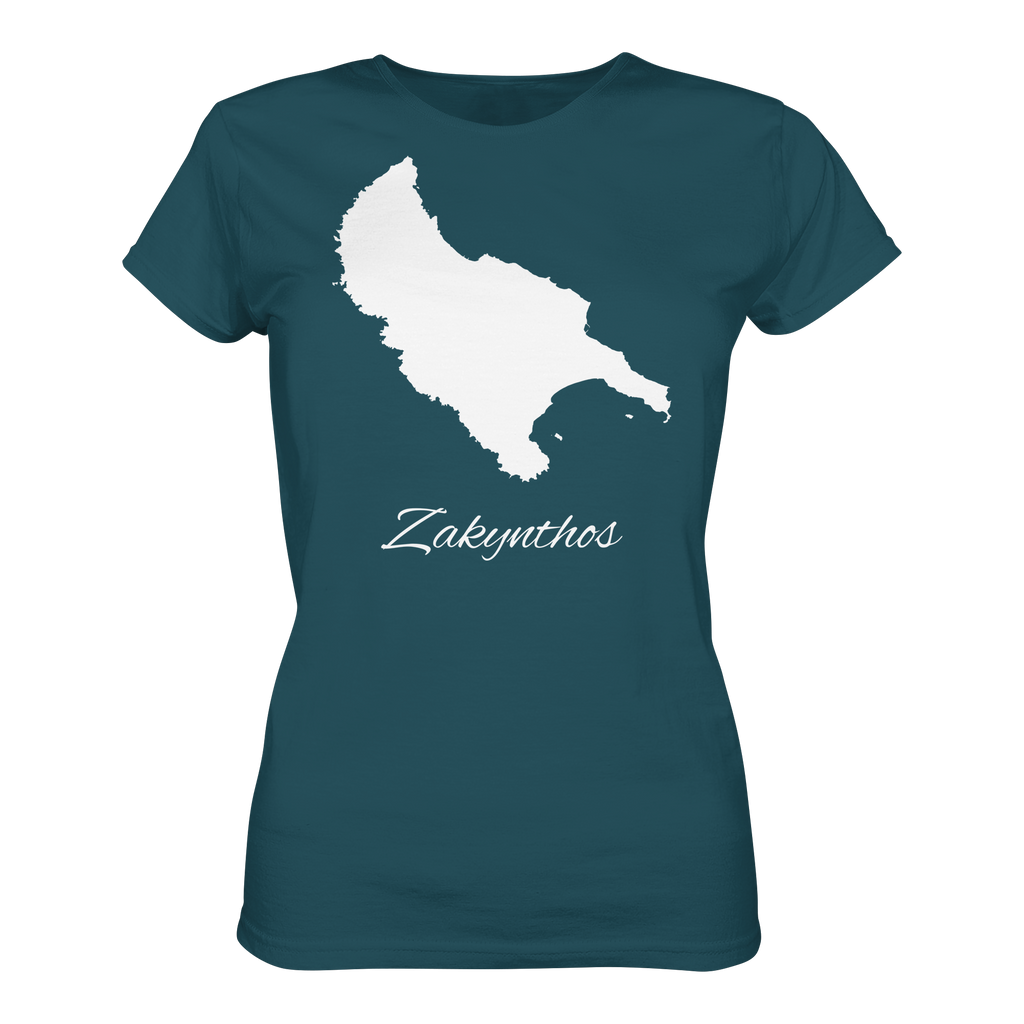 Zakynthos Silhouette Griechenland - Ladies Organic Shirt