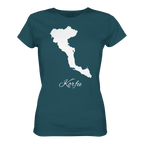 Korfu Silhouette Griechenland - Ladies Organic Shirt