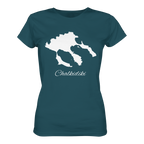 Chalkidiki Silhouette Griechenland - Ladies Organic Shirt