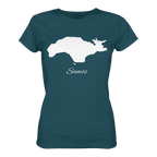 Samos Silhouette Griechenland - Ladies Organic Shirt