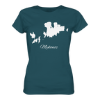 Mykonos Silhouette Griechenland - Ladies Organic Shirt