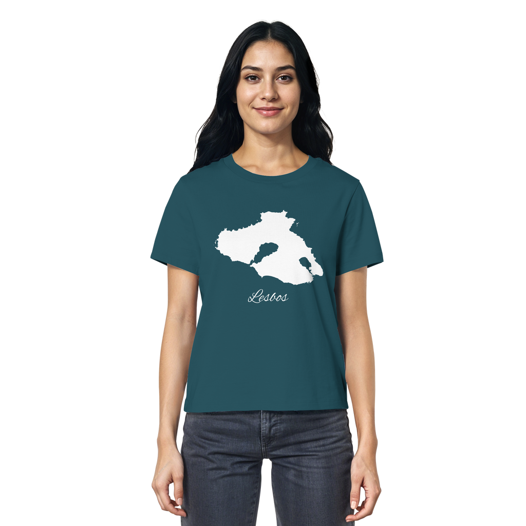 Lesbos Silhouette Griechenland - Ladies Organic Shirt