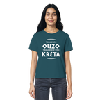 Trinke ich Raki träume ich von Kreta - Ladies Organic Shirt