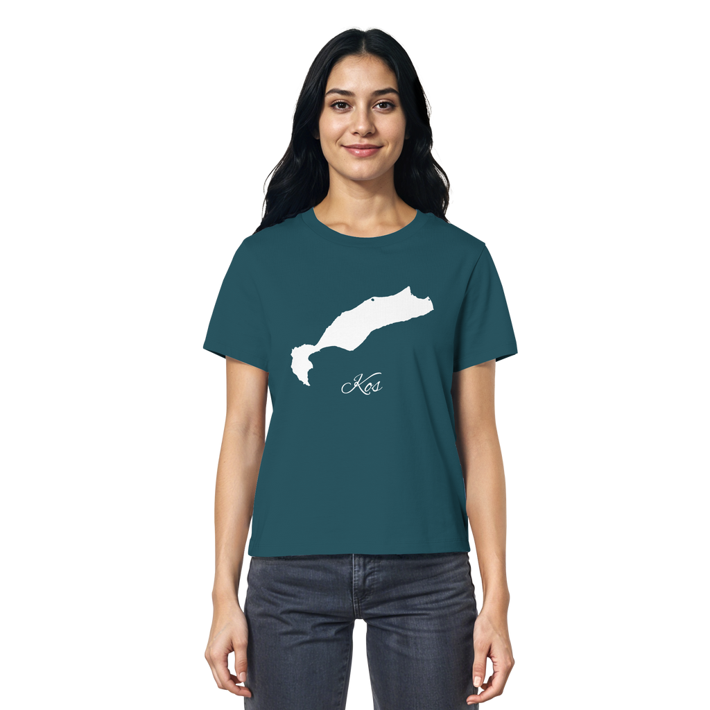 Kos Silhouette Griechenland - Ladies Organic Shirt