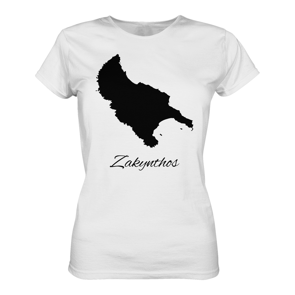 Zakynthos Silhouette Griechenland - Ladies Organic Shirt