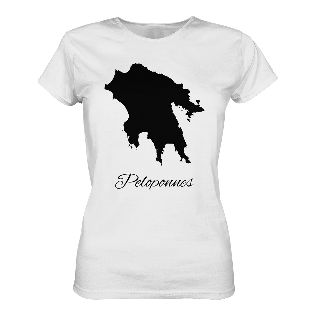 Peloponnes Silhouette Griechenland - Ladies Organic Shirt