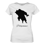 Peloponnes Silhouette Griechenland - Ladies Organic Shirt