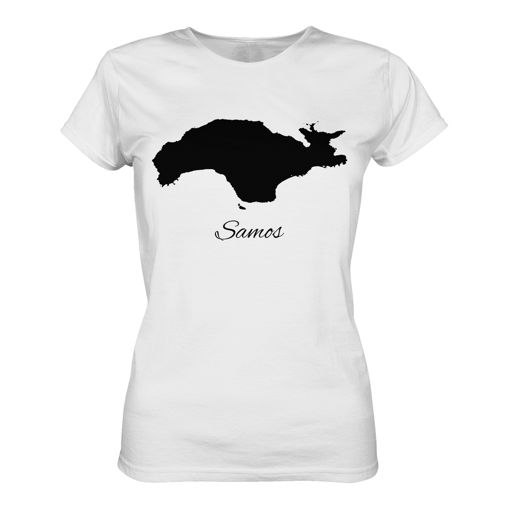 Samos Silhouette Griechenland - Ladies Organic Shirt
