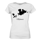 Mykonos Silhouette Griechenland - Ladies Organic Shirt