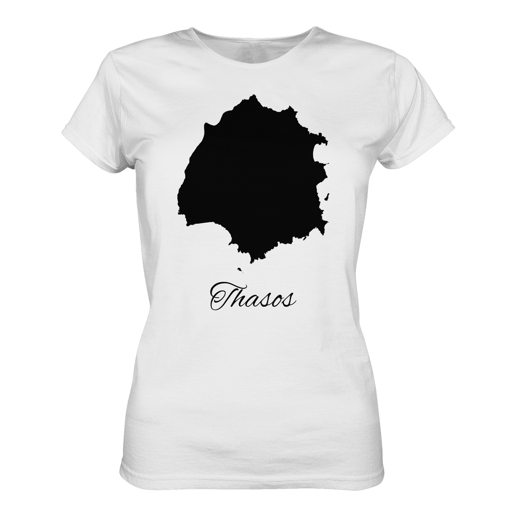 Thasos Silhouette Griechenland - Ladies Organic Shirt