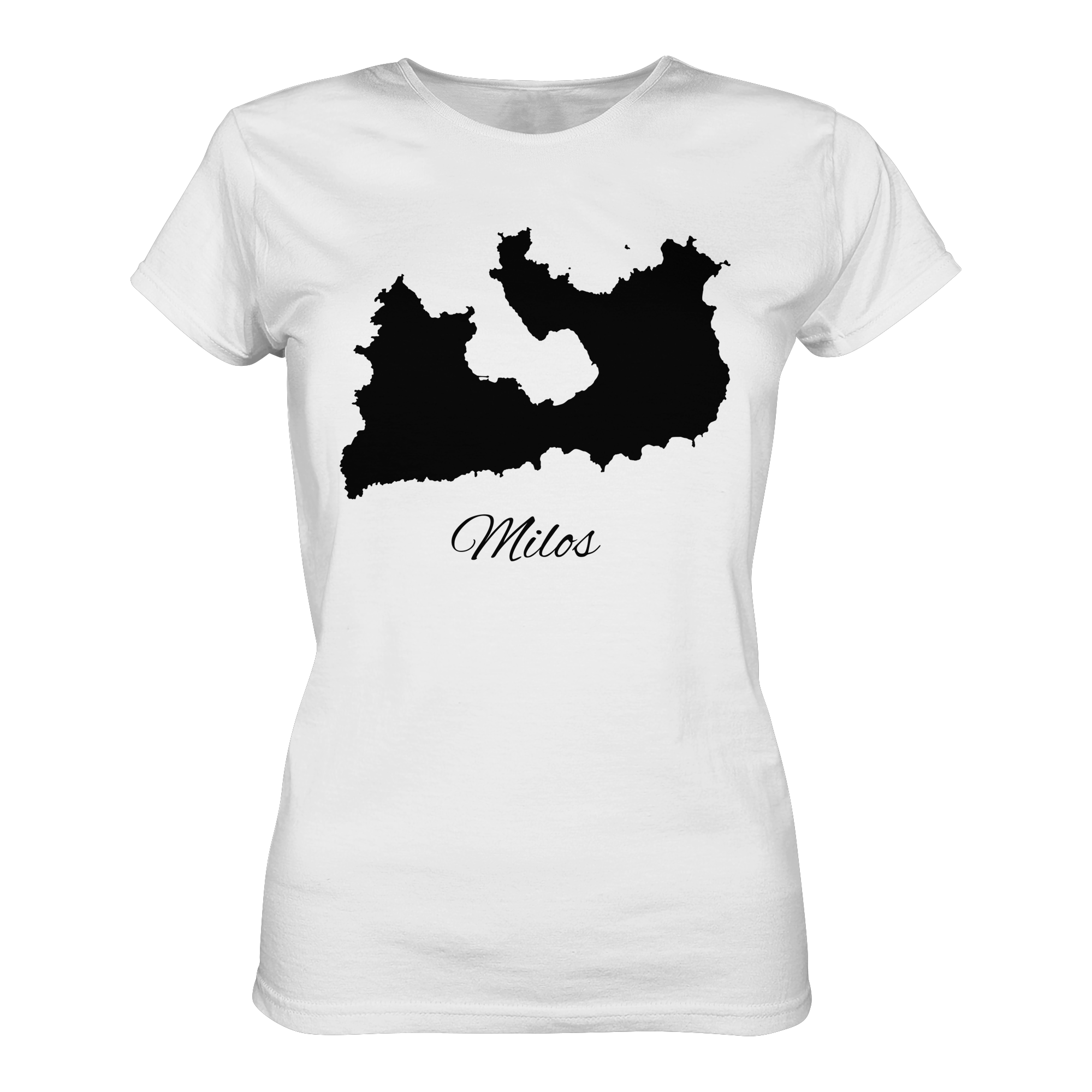 Milos Silhouette Griechenland - Ladies Organic Shirt