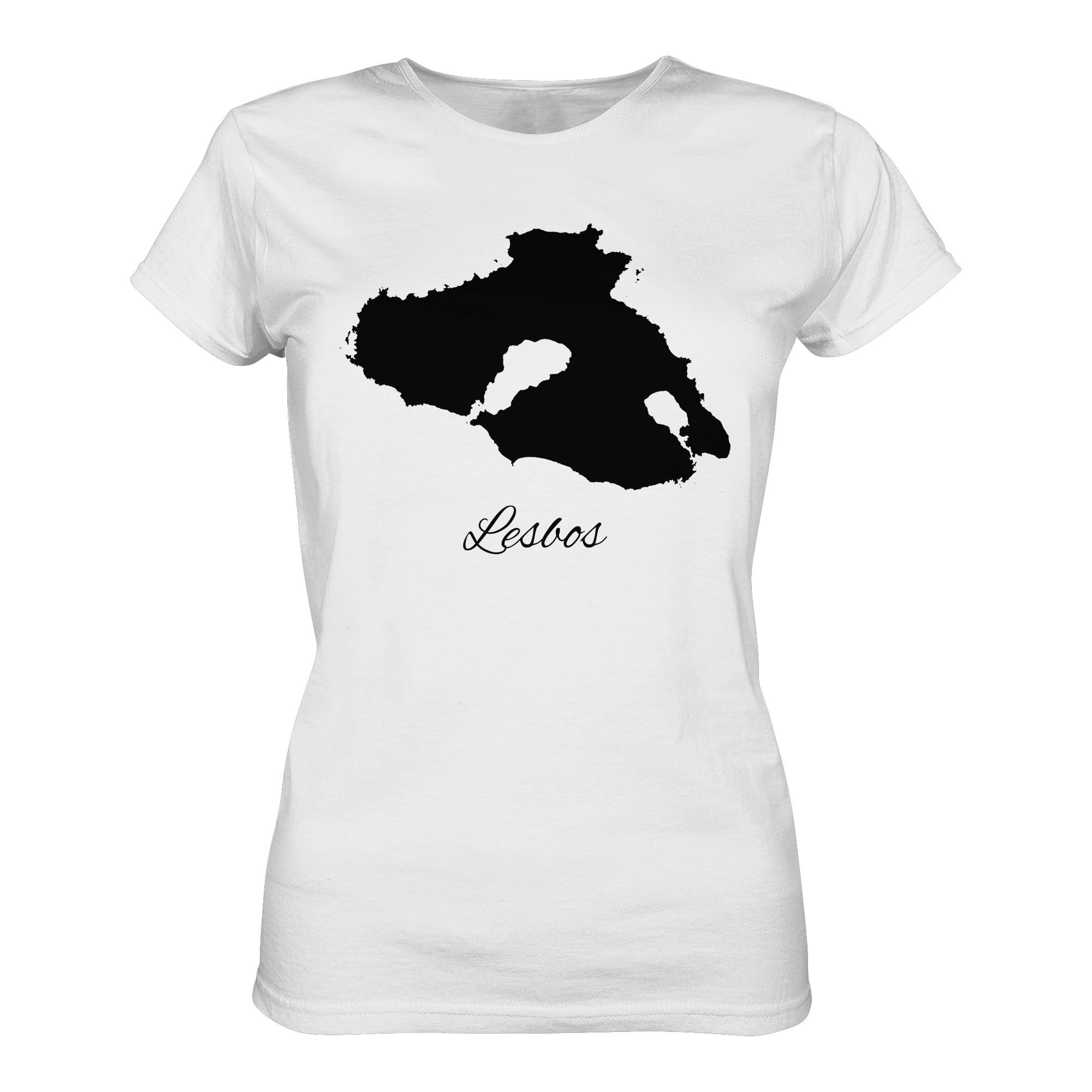 Lesbos Silhouette Griechenland - Ladies Organic Shirt