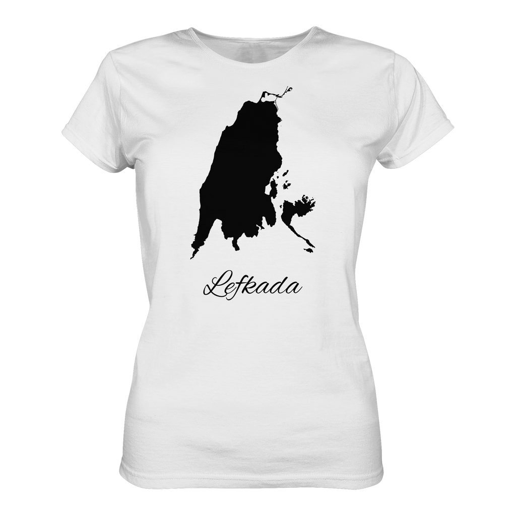 Lefkada Silhouette Griechenland - Ladies Organic Shirt