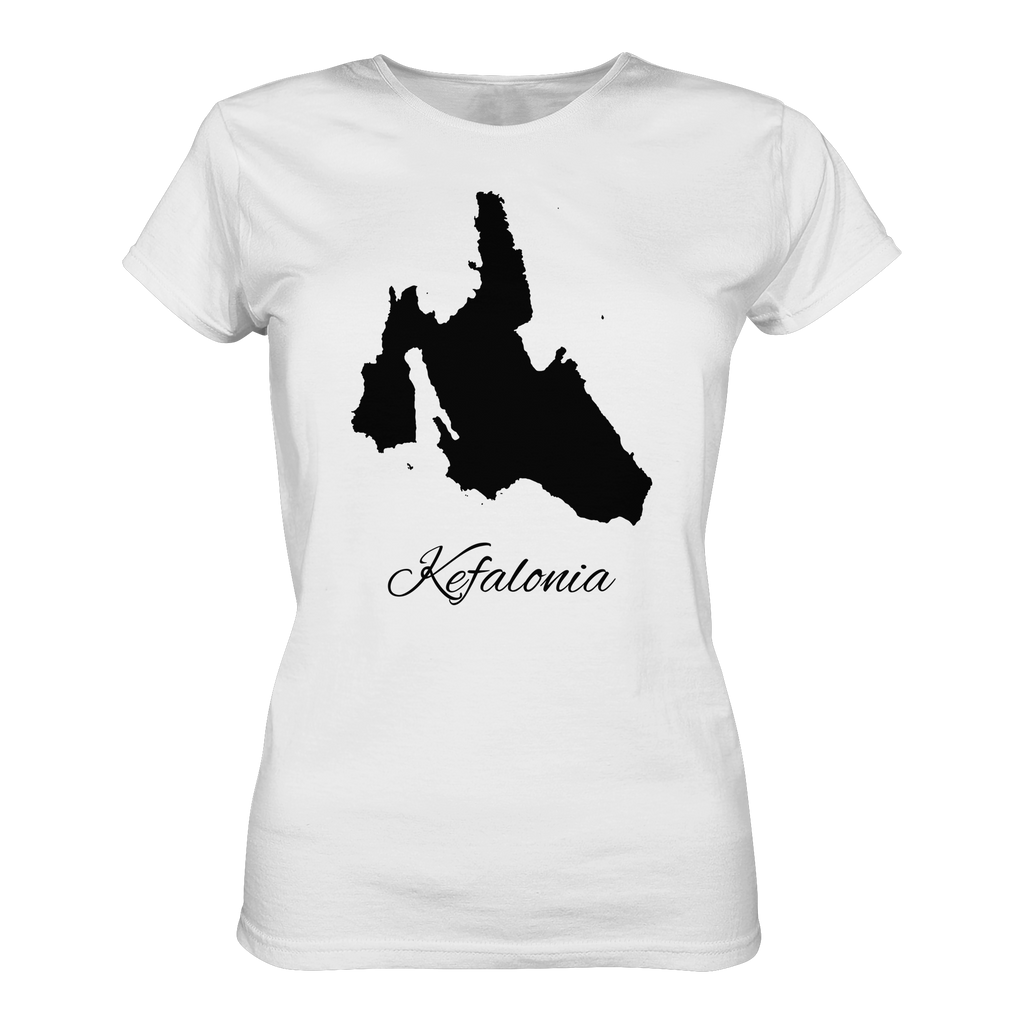 Kefalonia Silhouette Griechenland - Ladies Organic Shirt