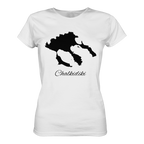 Chalkidiki Silhouette Griechenland - Ladies Organic Shirt