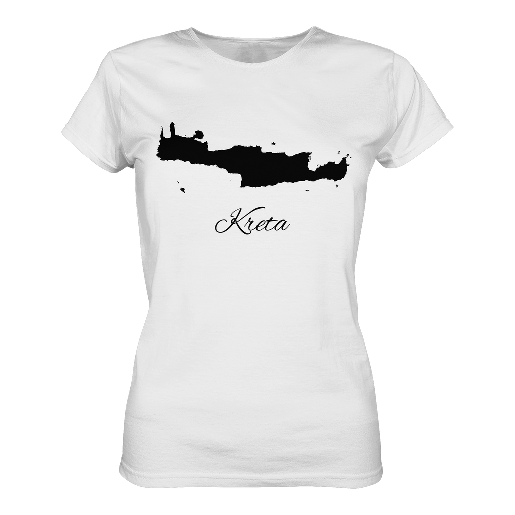 Kreta Silhouette Griechenland - Ladies Organic Shirt