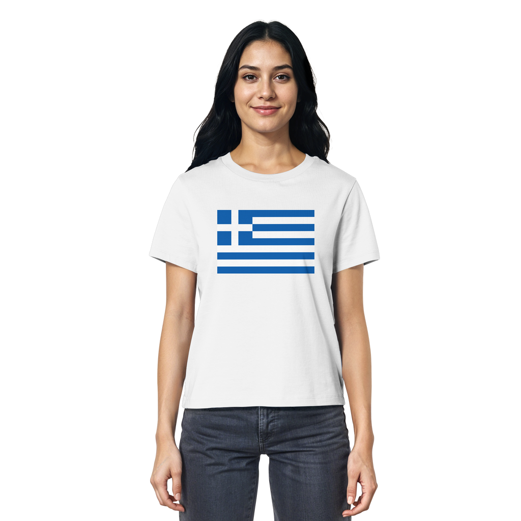 Griechenland Flagge - Ladies Organic Shirt