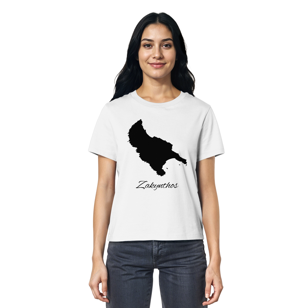 Zakynthos Silhouette Griechenland - Ladies Organic Shirt