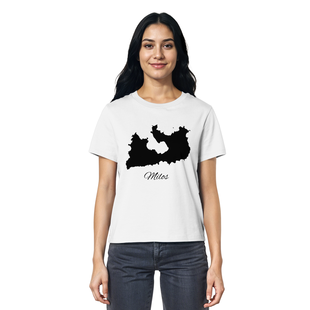 Milos Silhouette Griechenland - Ladies Organic Shirt
