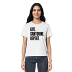 LIVE. SANTORINI. REPEAT. - Ladies Organic Shirt